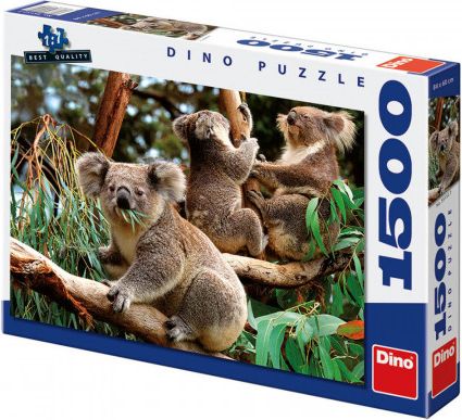 DINO Puzzle Koaly 1500 dílků - obrázek 1