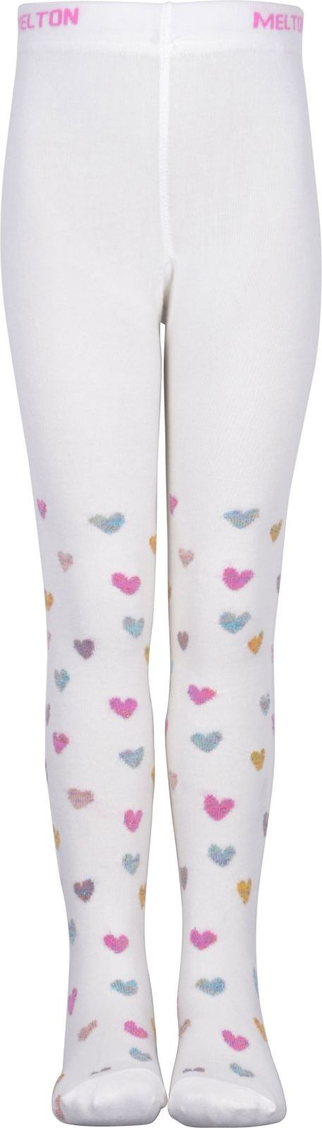 Melton Babytights - Glitter Heart w/Lurex - laté 86-92 - obrázek 1