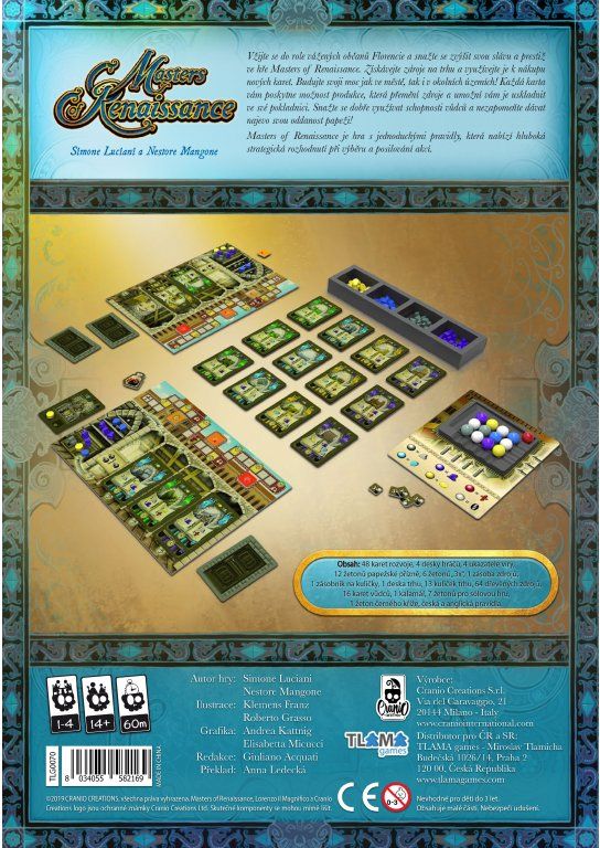 TLAMA games Masters of Renaissance: Lorenzo Il Magnifico CZ+ENG - obrázek 2