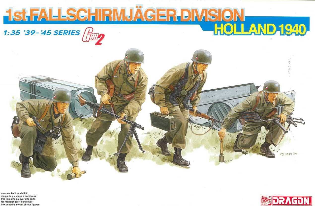 DRAGON Model Kit figurky 6276 - 1st FALLSCHIRMJÄGER DIVISION (HOLLAND 1940) (GEN2) (1:35) - obrázek 1