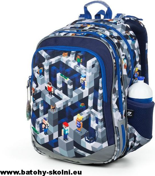 Školní batoh Topgal  ELLY 19014 B ala Minecraft - Doprava Zdarma - obrázek 11