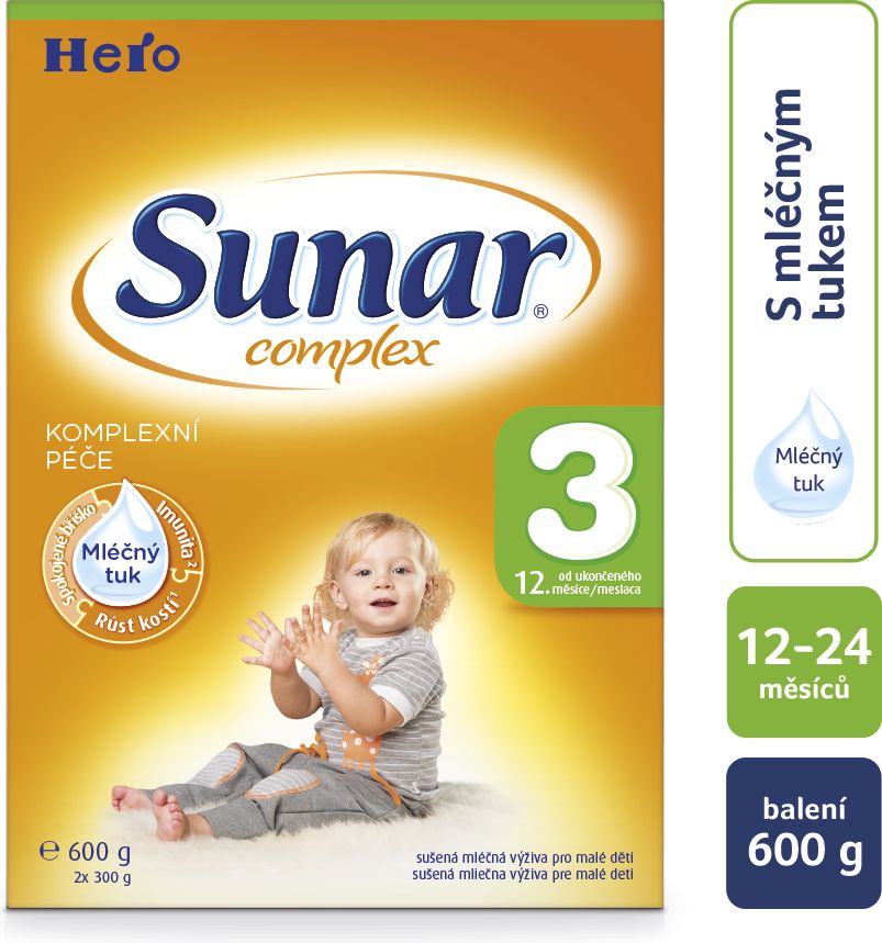 SUNAR Complex 3 (600 g) - kojenecké mléko - obrázek 2