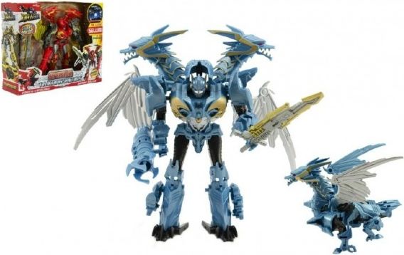 Transformer drak/robot plast asst 3 barvy v krabici 28x23x8cm - obrázek 1