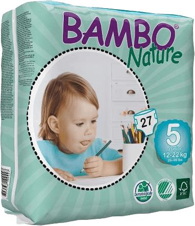 BAMBO Nature Junior (12-22kg) 27ks - jednorázové pleny - obrázek 1