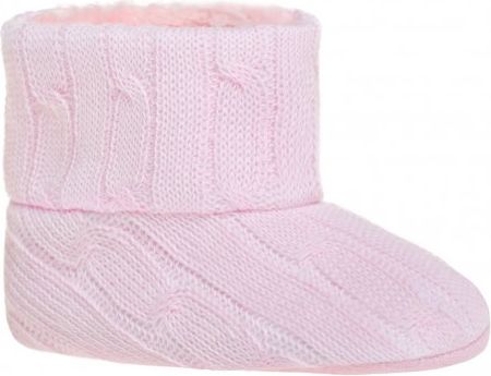 Dětské zimní capáčky Bobo Baby 12-18m růžový úplet, Růžová, 86 (12-18m) - obrázek 1