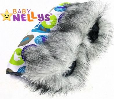 Rukávník ke kočárku s kožešinkou Baby Nellys ® flees LUX Eskymo - obrázek 1