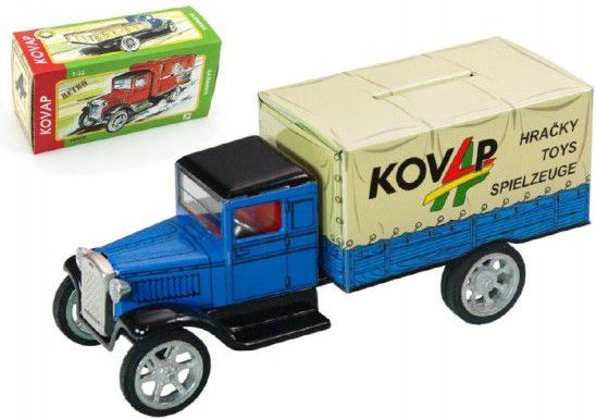 Pokladnička Auto Hawkeye plech 18cm 1:32 v krabičce - obrázek 1
