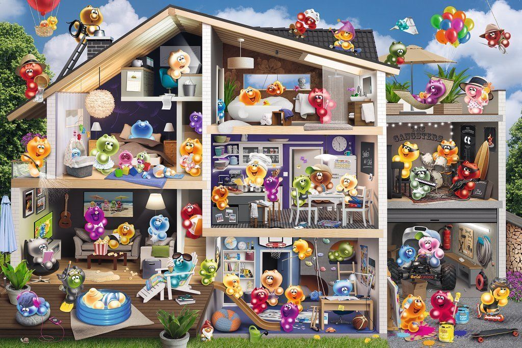 RAVENSBURGER Puzzle Domeček pro Gelini 5000 dílků - obrázek 1