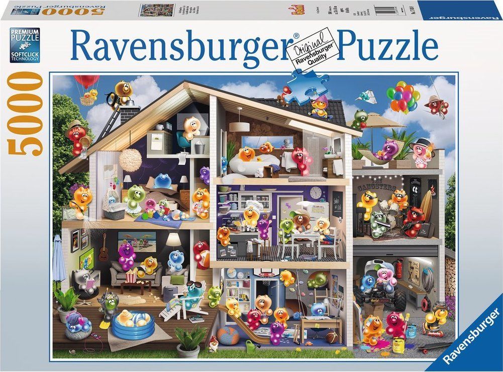 RAVENSBURGER Puzzle Domeček pro Gelini 5000 dílků - obrázek 2