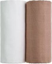 T-tomi Látkové TETRA osušky 100x90 cm 2 ks bílá + béžová - obrázek 1