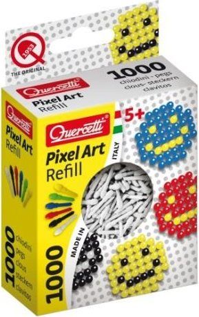 QUERCETTI Pixel Art náhradní kolíčky bílé 1.000ks - obrázek 1