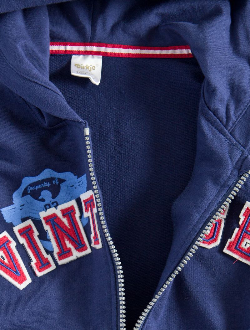 Dětská mikina DIRKJE VINTAGE tmavě modrá Velikost: 98 - obrázek 2