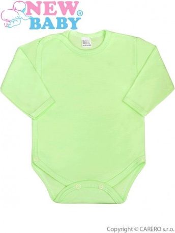 Kojenecké body celorozepínací New Baby Classic zelené, Zelená, 62 (3-6m) - obrázek 1