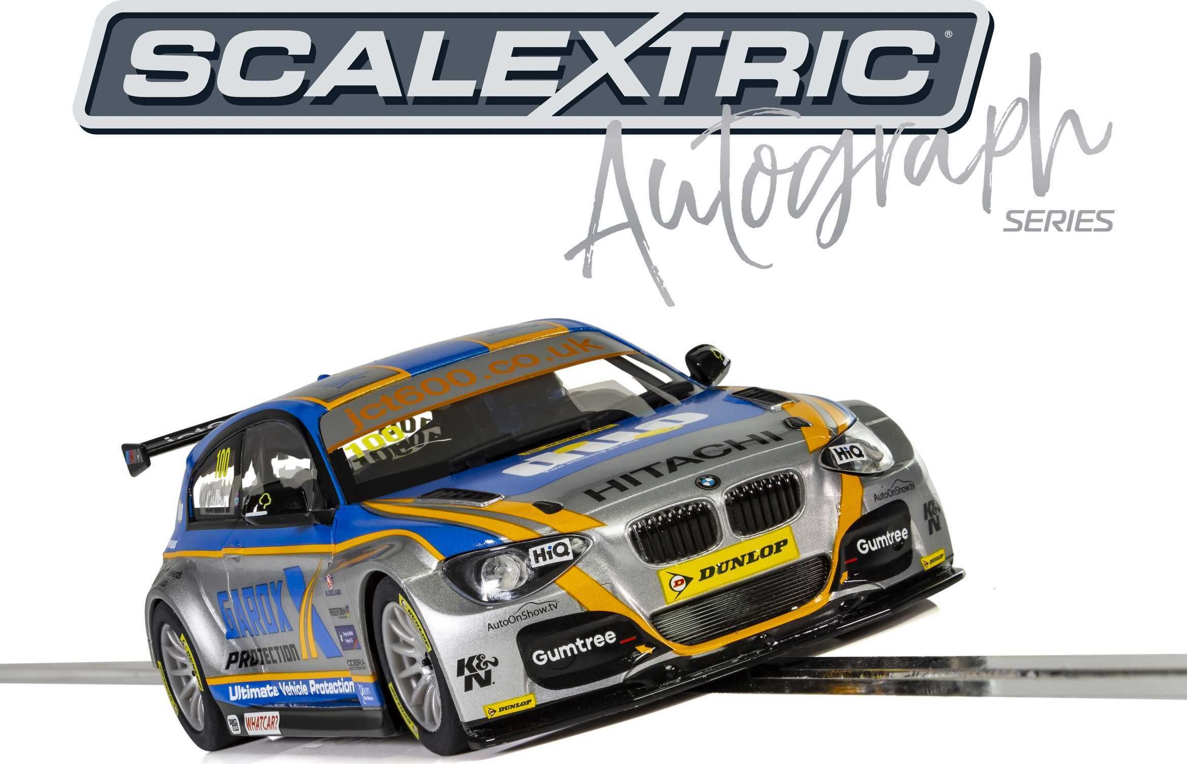 Autíčko Limited Edition SCALEXTRIC C3862AE - Autograph Series BTCC BMW 125 Series 1 – Rob Collard (1:32) - obrázek 3
