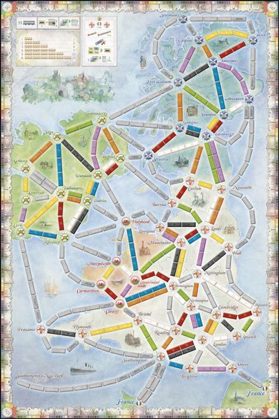 Days of Wonder Ticket to Ride - Map Collection 5: United Kingdom & Pennsylvania - obrázek 3