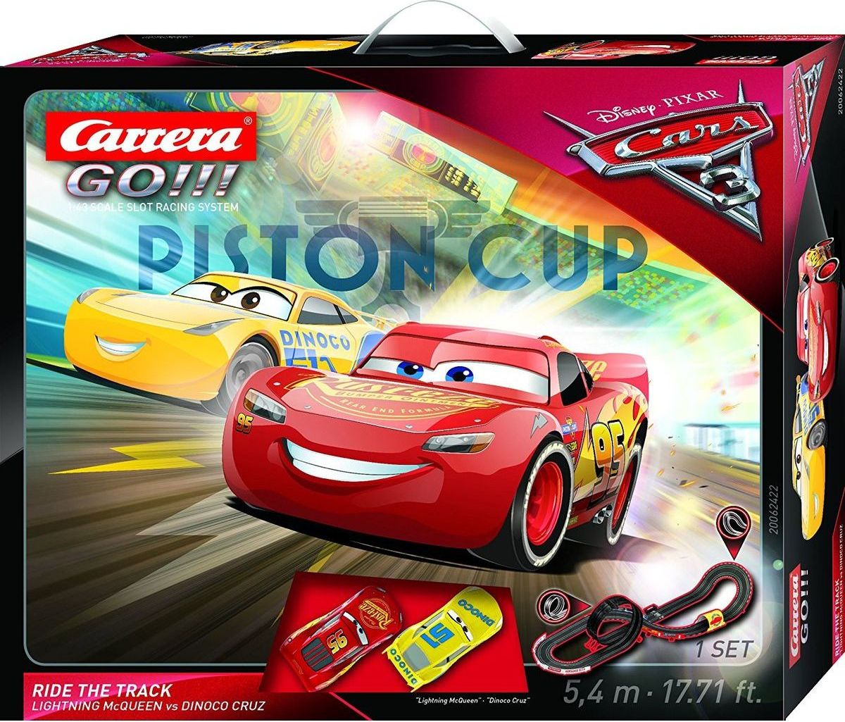 Carrera GO Autodráha Cars 3 Ride Track - obrázek 1