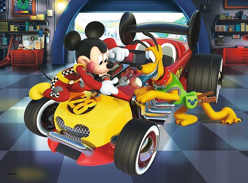 TREFL Puzzle Mickey Mouse: Příprava na závod 20 dílků - obrázek 1