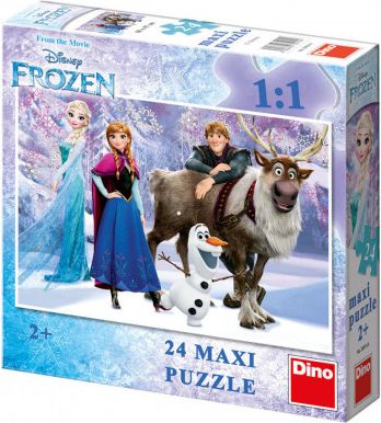 Dino Disney Ledové království: Elsa a přátelé 24 dílků - obrázek 1