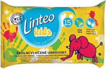 Vlhčené ubrousky Linteo Baby Kids 15 ks, Dle obrázku - obrázek 1