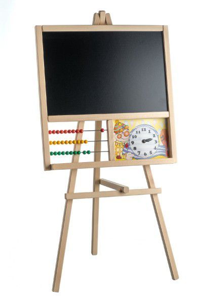 Teddies Tabule stojanová s počítadlem dřevo 45x89 cm - obrázek 2