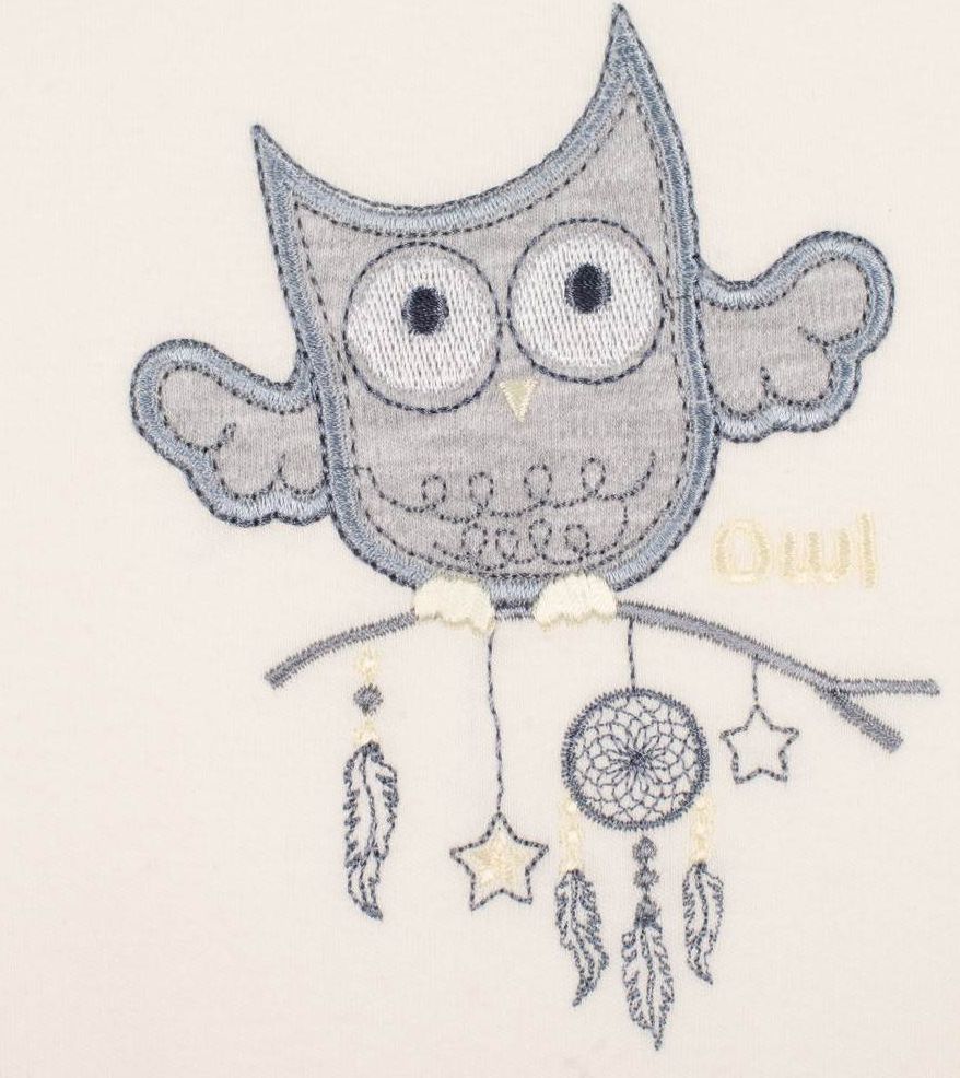 Kojenecké dupačky New Baby Owl béžové 86 (12-18m) - obrázek 2