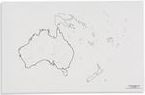 Mapa Australie – vodní toky, v angličtině - obrázek 1