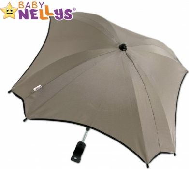Slunečník, deštník do kočárku Baby Nellys ® - béžový - obrázek 1
