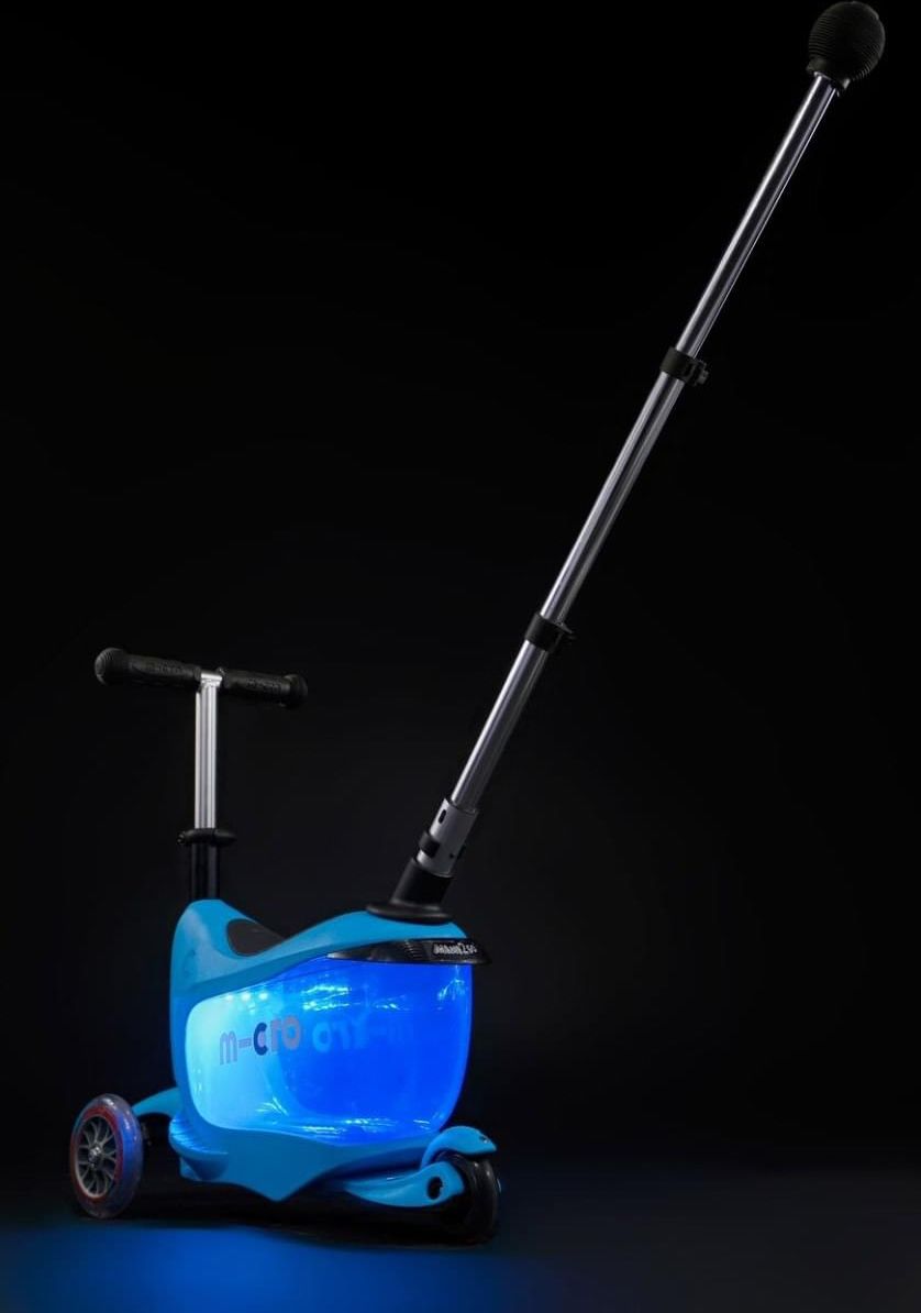Micro Mini2go Deluxe Plus - modrá (blue) uni - obrázek 2