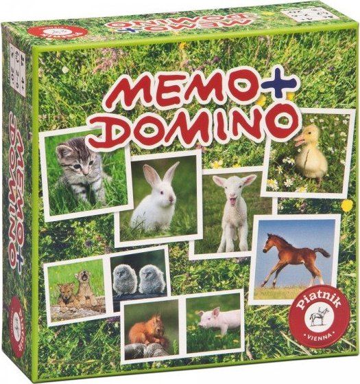 Pexeso a Domino PIATNIK 659591 Mláďata - obrázek 2