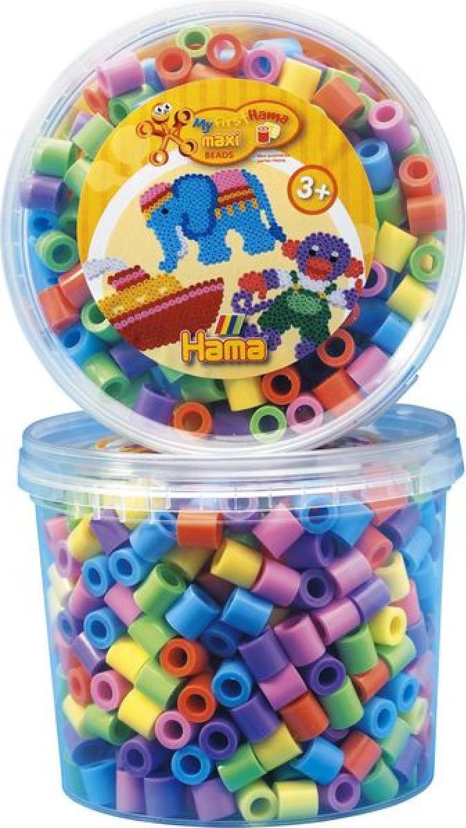 Hama H8571 - Mix korálky v tubě - 600 ks - MAXI - obrázek 1
