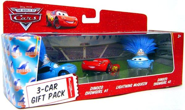 CARS (Auta) - 3pack Gift Pack (Lightning McQueen (Blesk) + 2x Dinoco Showgirl) - obrázek 1