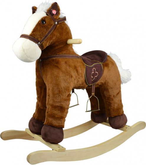 Alltoys Houpací poník hnědý 46 cm - obrázek 1