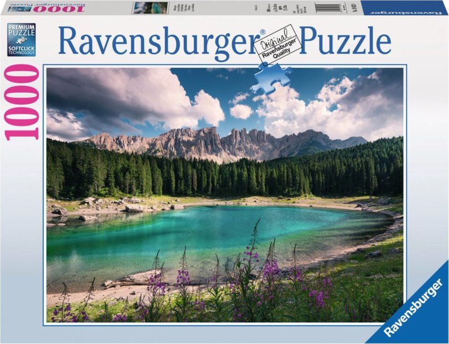 RAVENSBURGER Puzzle Jezero v Dolomitech 1000 dílků - obrázek 2