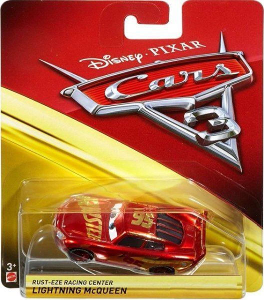 CARS 3 (Auta 3) - Rust-Eze Racing Center Lightning McQueen (metalický) - přelepený obal - obrázek 1