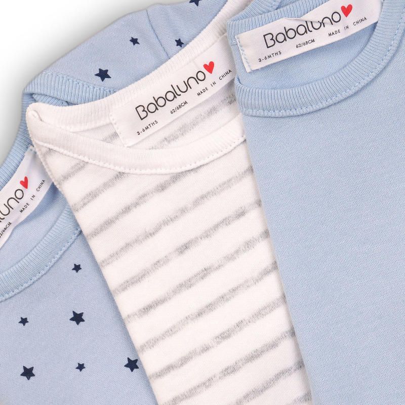 Minoti Body kojenecké s krátkým rukávem 3pack kluk 56 - obrázek 2