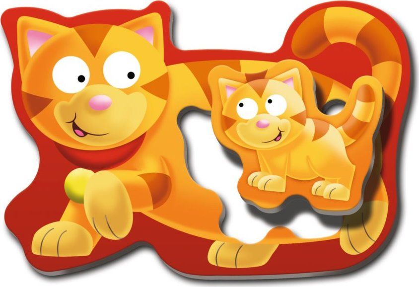 RAVENSBURGER Moje první puzzle Zvířecí maminky s mláďaty 6x2 dílky - obrázek 5