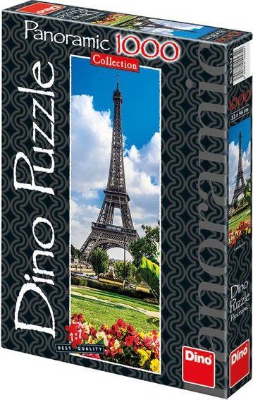 DINO Vertikální puzzle Eiffelova věž na jaře, Paříž 1000 dílků - obrázek 2