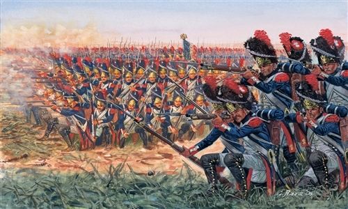ITALERI Model Kit figurky 6072 - NAPOLEONIC WARS: FRENCH GRENADIERS (1:72) - obrázek 1