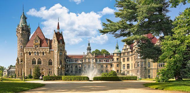CASTORLAND Puzzle Zámek Moszna, Polsko 4000 dílků - obrázek 1
