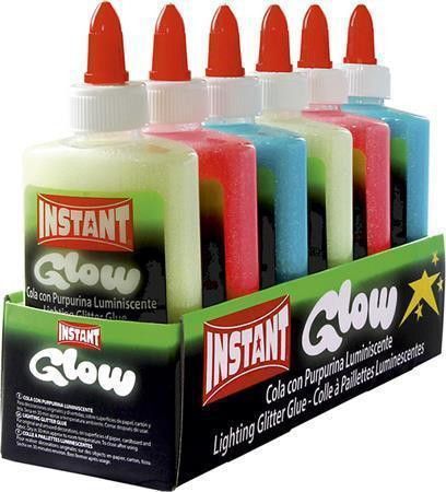 Lepidlo "Glow", vhodné na výrobu slizu, svíticí ve tmě, 147 ml, INSTANT - obrázek 1