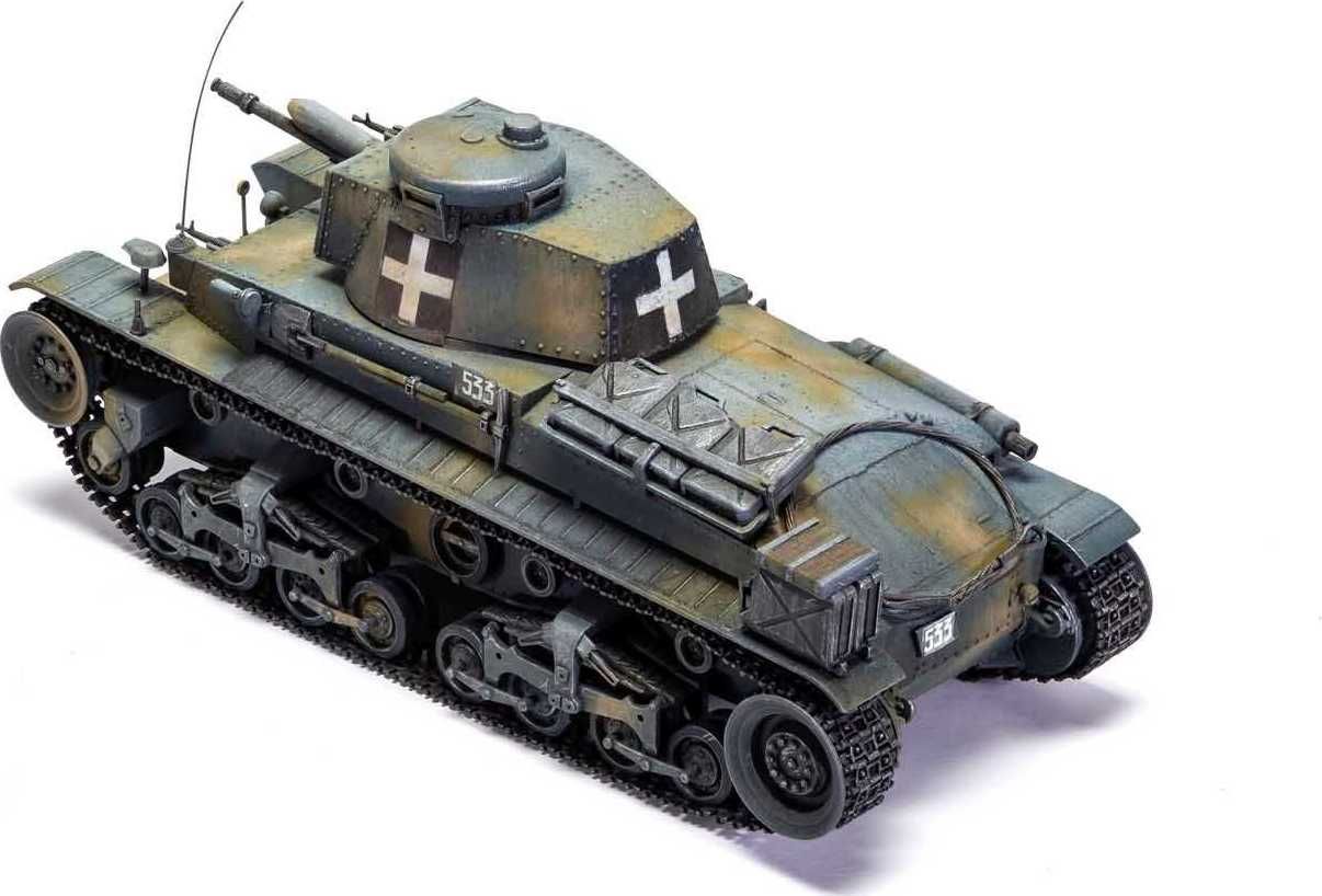 AIRFIX Classic Kit tank A1362 - German Light Tank Pz.Kpfw.35(t) (1:35) - obrázek 3