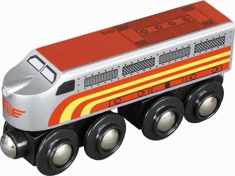 Maxim Dřevěná lokomotiva Santa Fe - obrázek 1