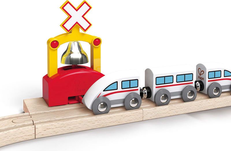 HAPE dřevěná vláčkodráha - Automatická signalizace Zvon - obrázek 1