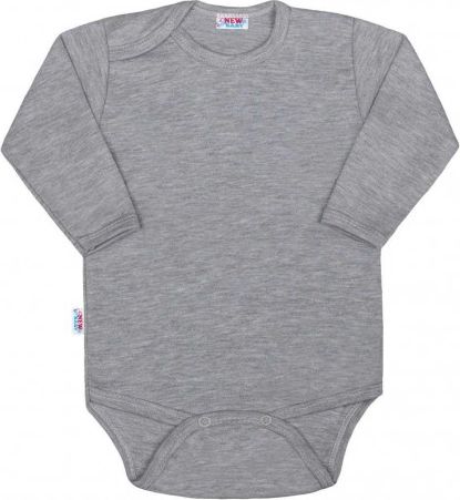 Kojenecké body New Baby Classic II šedé, Šedá, 86 (12-18m) - obrázek 1