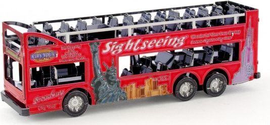 METAL EARTH 3D puzzle Autobus Big Apple Tour Bus - obrázek 1