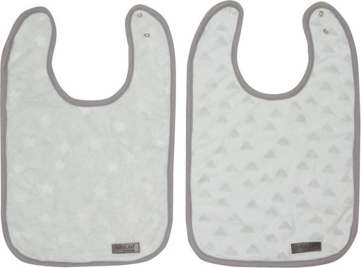 Bebe-jou Bryndáčky Fabulous Cloud Grey 2ks - obrázek 1