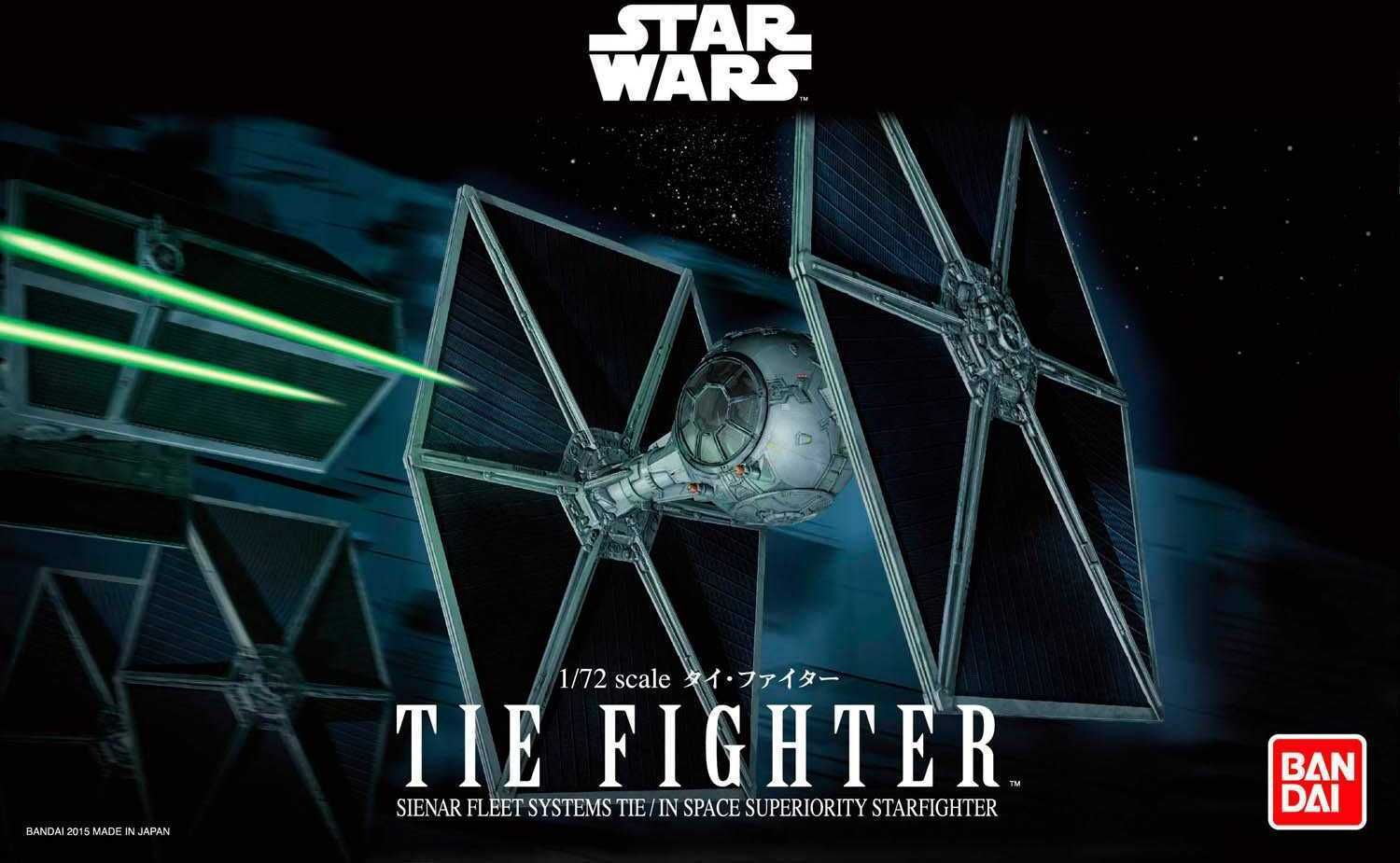 REVELL Plastic ModelKit BANDAI SW 01201 - TIE Fighter (1:72) - obrázek 1