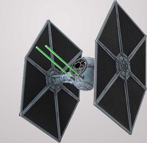 REVELL Plastic ModelKit BANDAI SW 01201 - TIE Fighter (1:72) - obrázek 7