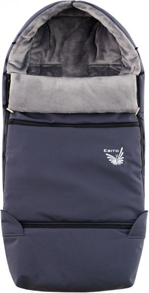 Esito Fusak Soft DUO Magna | 110 x 49 cm tmavě šedá / šedá - obrázek 1