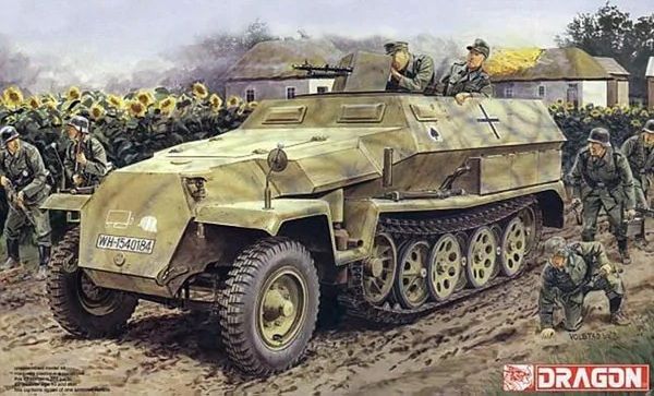 DRAGON Model Kit military 7611 - Sd.Kfz.251 Ausf.C + 3.7cm PaK 35/36 (1:72) - obrázek 1